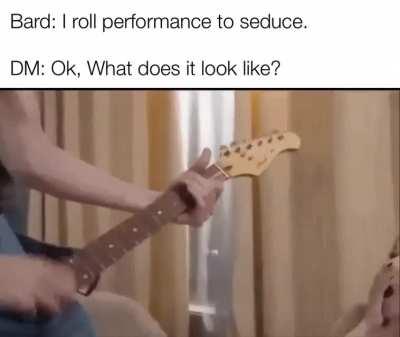 The Bard wasn’t finished with their Lute Solo.