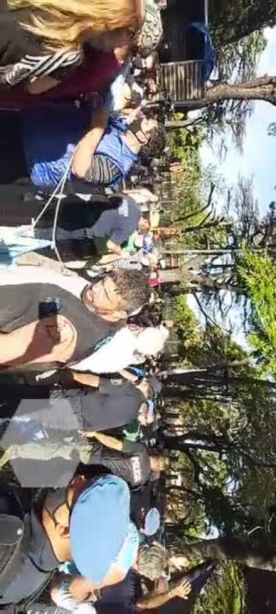 El video es mio, lo dejo aca en 1080p, en los medios circula solo en 360p