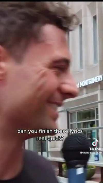 Cant even understand him