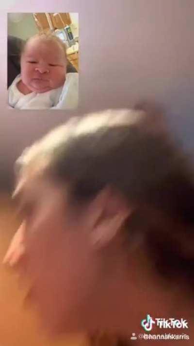 Dad tried his best to cover up