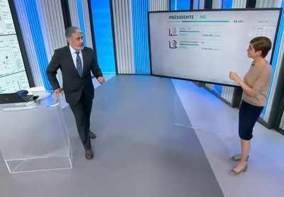 O Bonner abriu uma cervejinha ao vivo durante a apuração 🍺