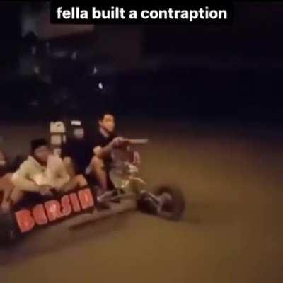 me and the boys out here tinkering