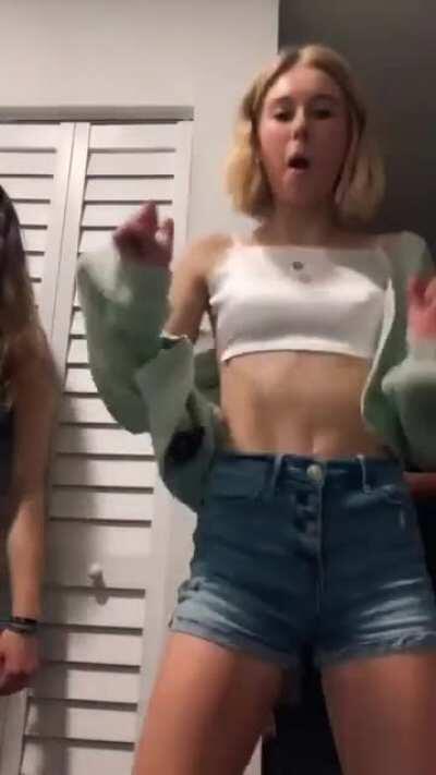 Emily and friends dancing