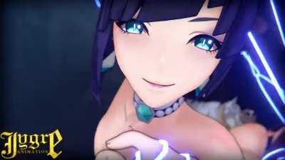 Yelan fucked from behind