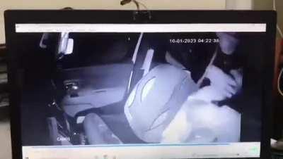 Antalya da taksi şoförüne taşla yapılan saldırı.