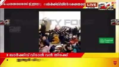 Malayali Girl Keziya said we are not indians but malayalis during ukraine operations to media