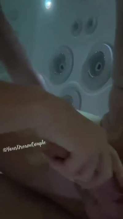 Have you ever been in a hot tub wondering if the milf sitting across from you really just wants to hop on top