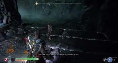 Kratos will not tolerate disrespect