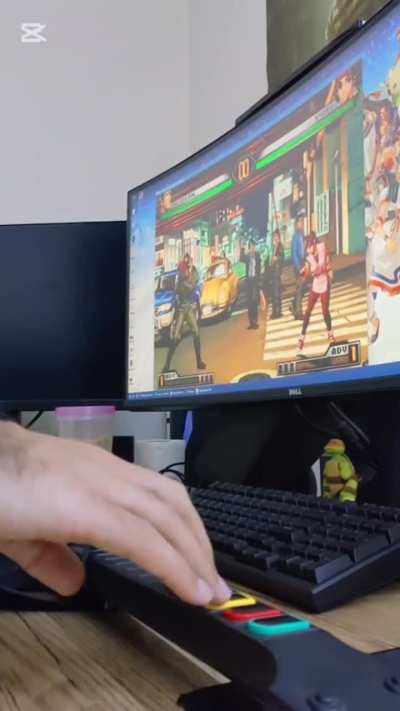 My failed attempt at playing with a guitar hero controller