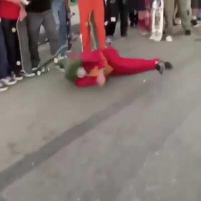 Getting bashed by Jorm while out of stamina