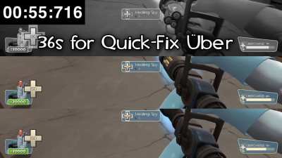The Quick-Fix builds Über 54.5% faster than stock
