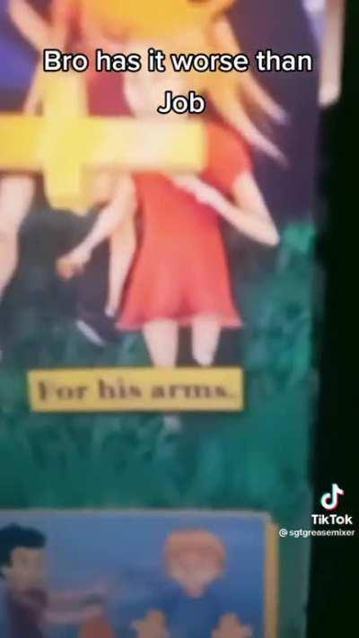 They threw beans on him