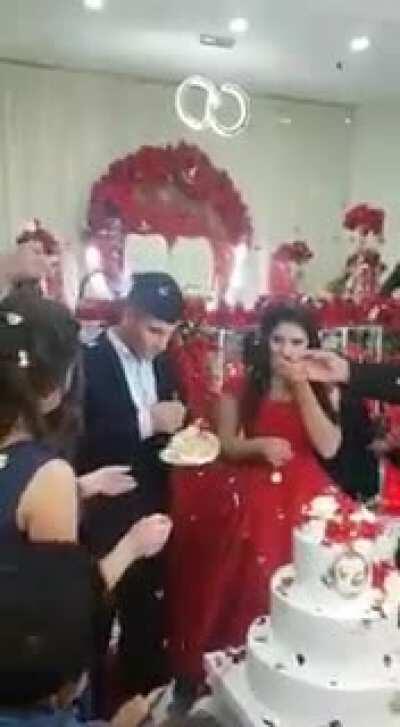 Someone's excited about the wedding