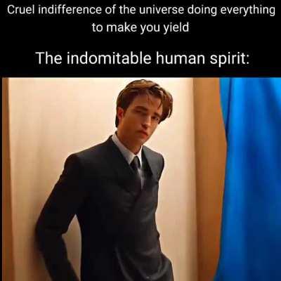 Common indomitable human spirit W