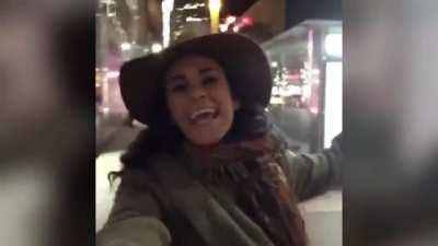 She finally made it guys