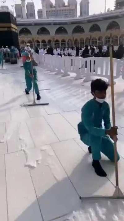 Me and the boys..cleaning the mosque