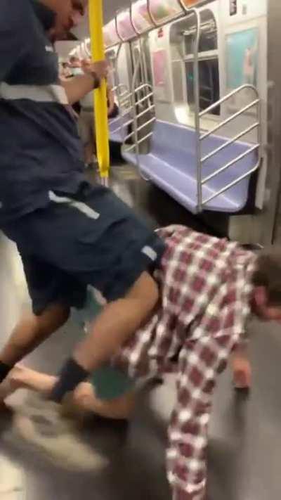 Train fight