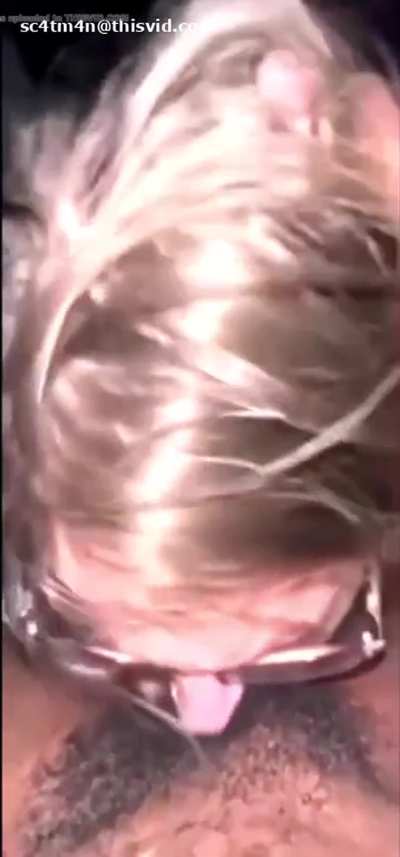 She gets her throat fucked hard