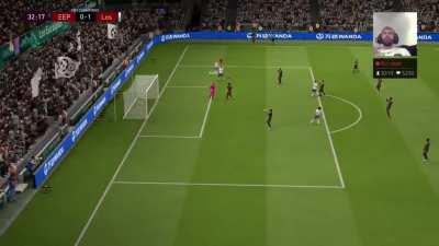 Footballer Kun Agüero playing FIFA