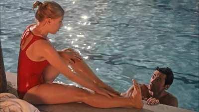 Scarlett Johansson getting out of a pool in Scoop (2006)