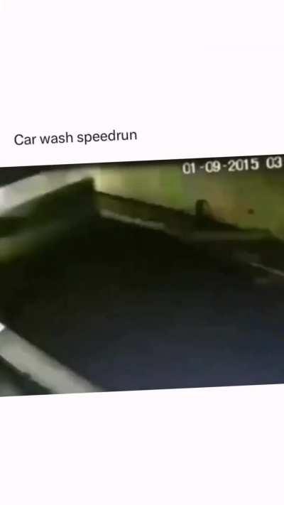 Speed run de lavar el auto 