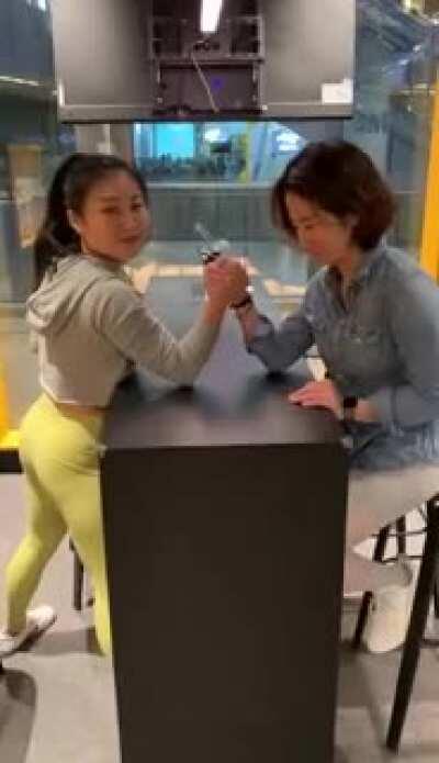 WCGW when arm wrestling after yoga class?