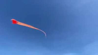 I added music to the kite girl video