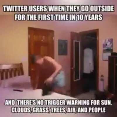 Me when Twitter users encourage removal of pogchamp because it’s “insensitive and racist”