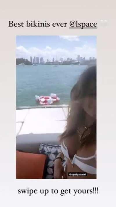 Her new tits look great in her new bikini