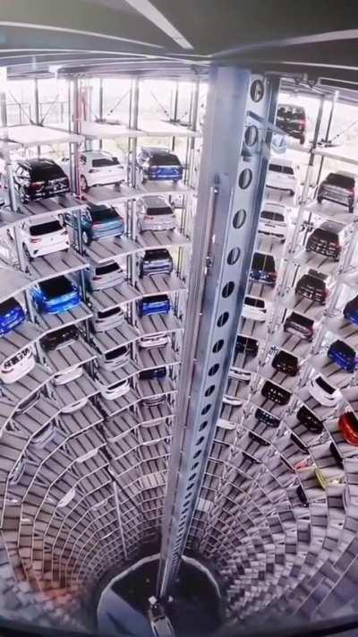 Car tower in Germany