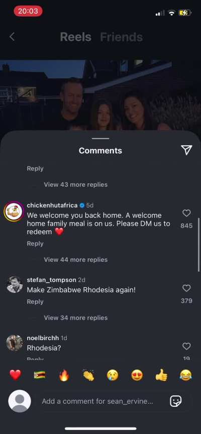 This sums up the subs about Zimbabwe