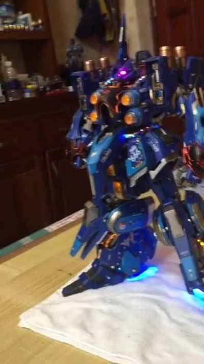 W.I.P 60% Resin Kshatriya 1/72 from G-System. The body’s done and moving on to the binders.