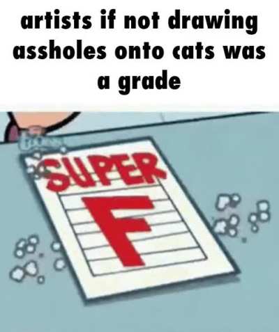 nobody's holding you at gunpoint, you don't need to draw an X under its tail