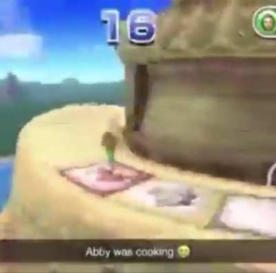 Abby was cooking 😭