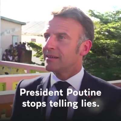 French President Macron calls out Putin for repeatedly lying and announcing ceasefires only to break them shortly after