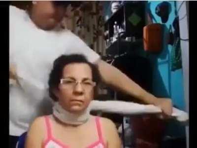 Practicing something you saw on TikTok