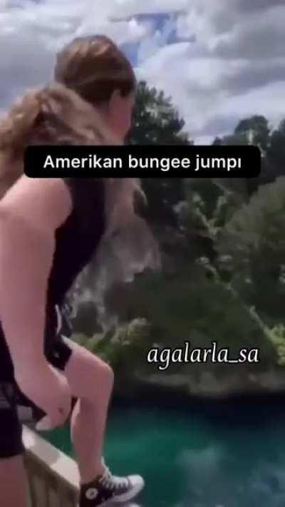 Rusya bungee jump