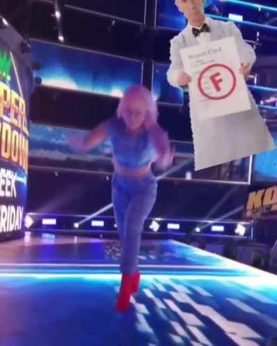 Liv Doing A Handstand