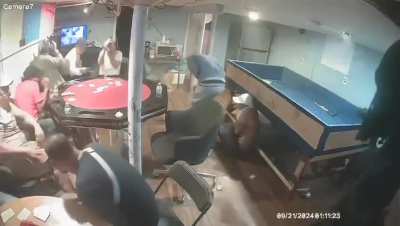 Illegal gambling spot robbed 