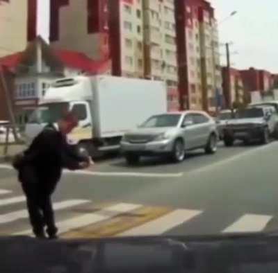 Man's confidence knows no bounds.