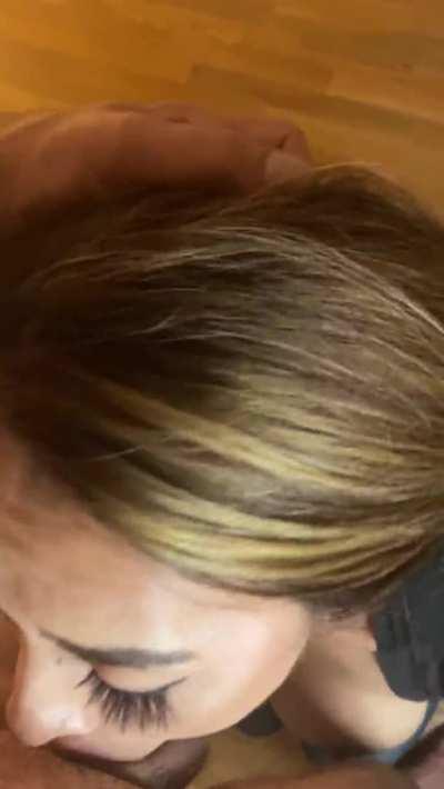 She had no gag reflex too