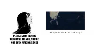 When Hirasawa pulls out the constructed language 🔥🔥🔥