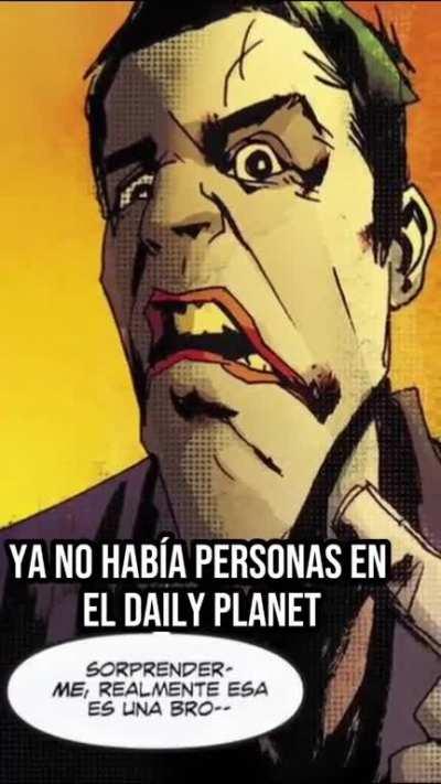 Cuando un escritor recuerda que esto no es humano contra humano si no payaso contra el dios criado por humanos. 