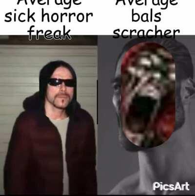 go scrach your bals sick horror elitist