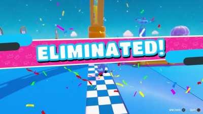 Tried teasing the last Fall Guy.... It unexpectedly backfired.