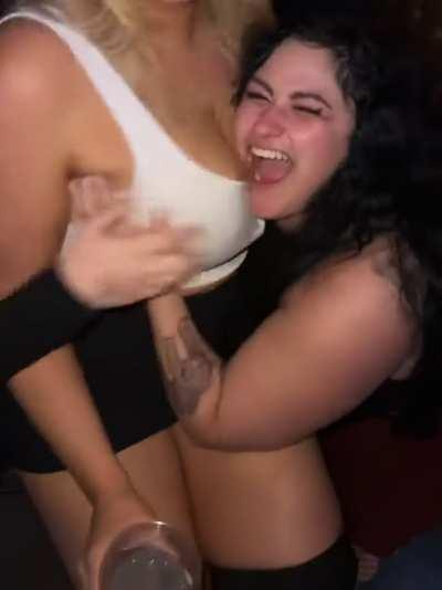 WILD.... Sucking her at the party