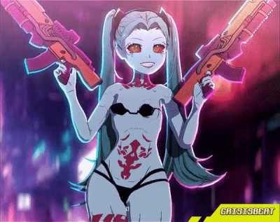 Becca hip sway. Ps join the church of gun gremlin ;)↓↓