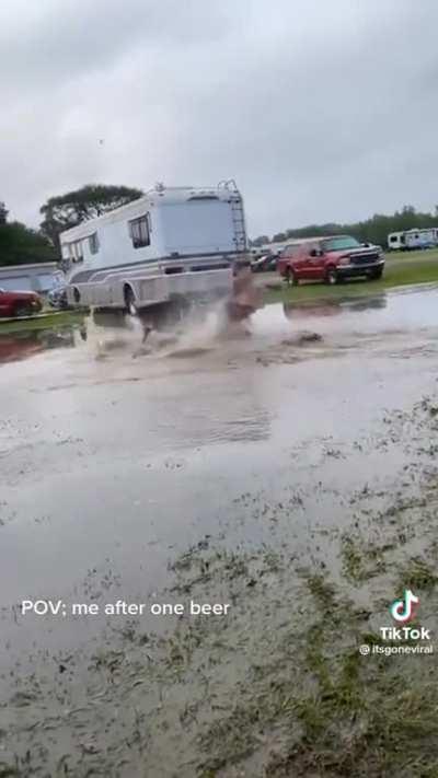 If there is water, there are guys