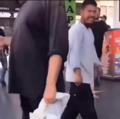 Trying to run to safety