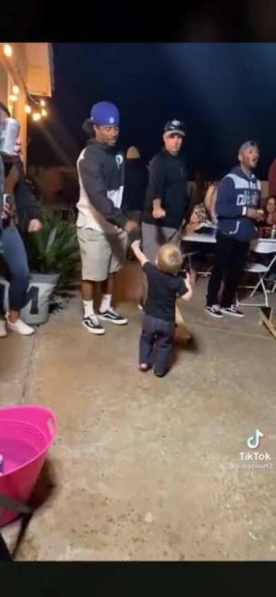 The fist bump is universal